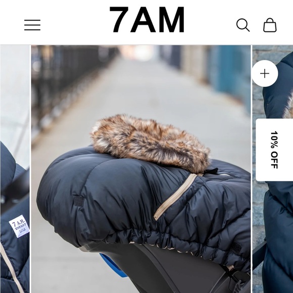 NWT 7AM Enfant Car Seat Cocoon in Tundra Black !! - Picture 6 of 16